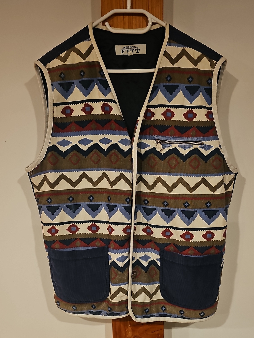 Southwesterm Corduroy And Cotton Vest